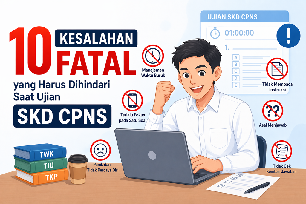 10 Kesalahan Fatal yang Harus Dihindari Saat Ujian SKD CPNS